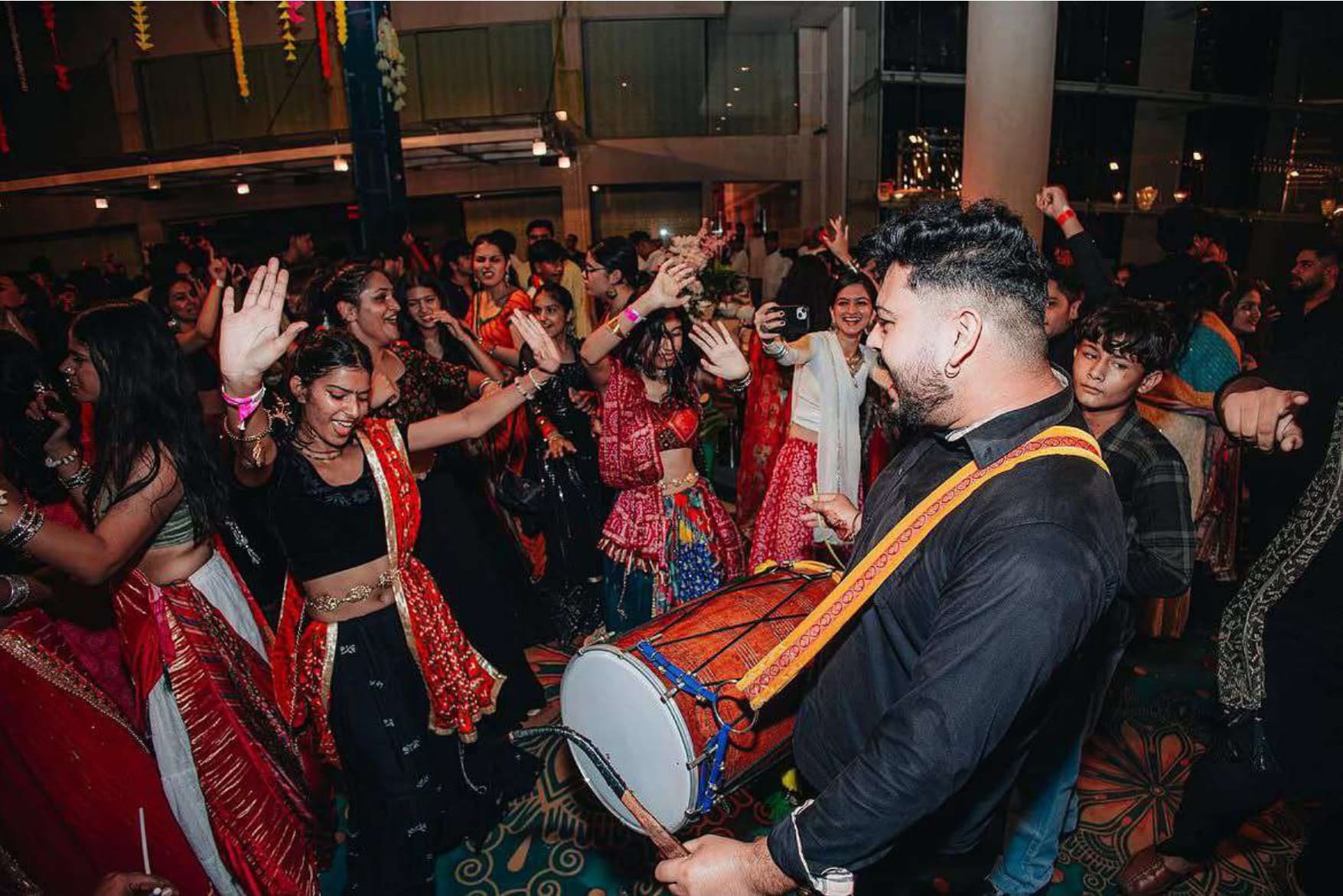 Last Year's Dandiya Night — Stunning Night Lights