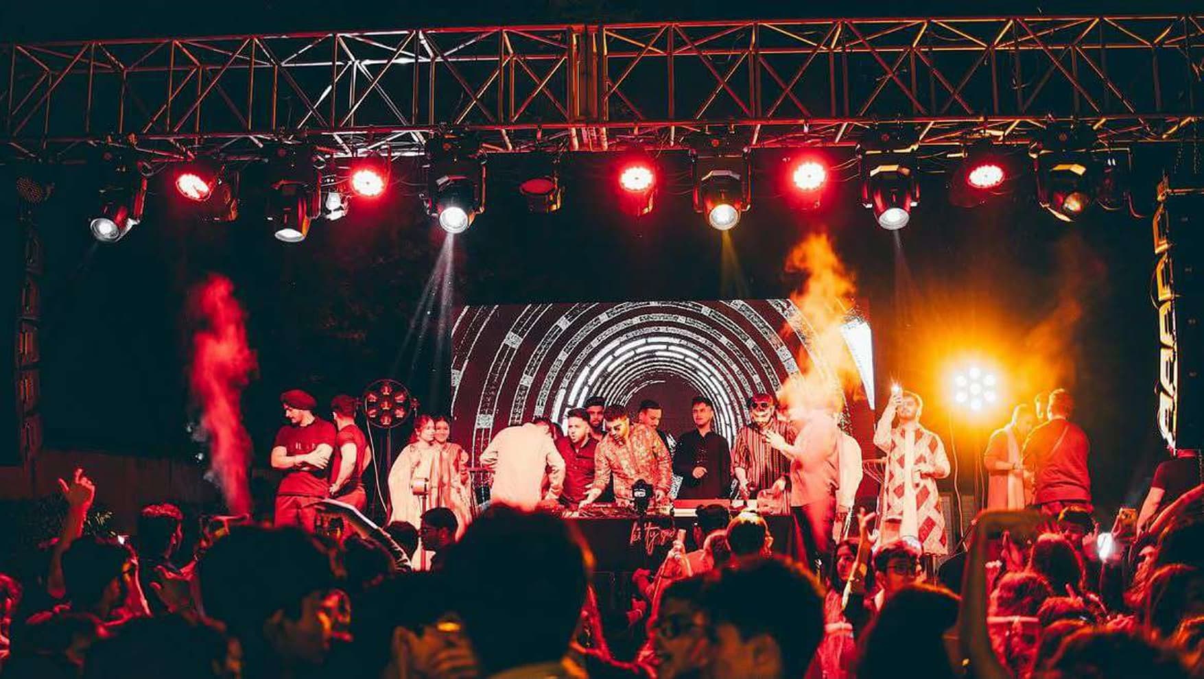 Last Year's Dandiya Night — Golden Festive Memories